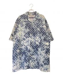 LOUIS VUITTON（ルイ ヴィトン）の古着「21SS ハワイアン タペストリー 半袖シャツ」｜ネイビー