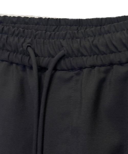 VALENTINO（ヴァレンティノ）VALENTINO (ヴァレンティノ) ドローコード センタープレス スラックス ブラック サイズ:50の古着・服飾アイテム
