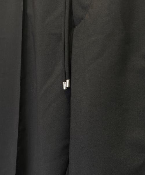 VALENTINO（ヴァレンティノ）VALENTINO (ヴァレンティノ) ドローコード センタープレス スラックス ブラック サイズ:50の古着・服飾アイテム
