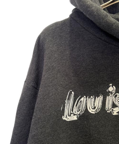 LOUIS VUITTON（ルイ ヴィトン）LOUIS VUITTON (ルイ ヴィトン) 24SS ロゴプリント プルオーバーフーディー グレー サイズ:XLの古着・服飾アイテム