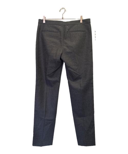 Maison Margiela（メゾンマルジェラ）Maison Margiela (メゾンマルジェラ) バージンウール トラウザー スラックス グレー サイズ:50の古着・服飾アイテム