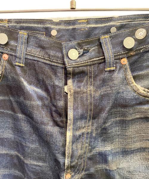 LEVI'S（リーバイス）LEVI'S (リーバイス) JUNYA WATANABE MAN (ジュンヤワタナベマン) ナイロンチノクロスプリントデニムパンツ インディゴ サイズ:Lの古着・服飾アイテム