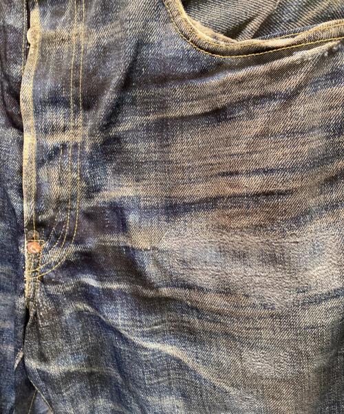 LEVI'S（リーバイス）LEVI'S (リーバイス) JUNYA WATANABE MAN (ジュンヤワタナベマン) ナイロンチノクロスプリントデニムパンツ インディゴ サイズ:Lの古着・服飾アイテム