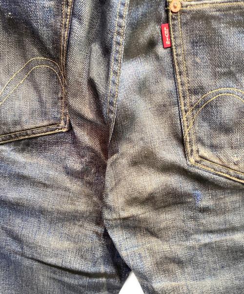 LEVI'S（リーバイス）LEVI'S (リーバイス) JUNYA WATANABE MAN (ジュンヤワタナベマン) ナイロンチノクロスプリントデニムパンツ インディゴ サイズ:Lの古着・服飾アイテム