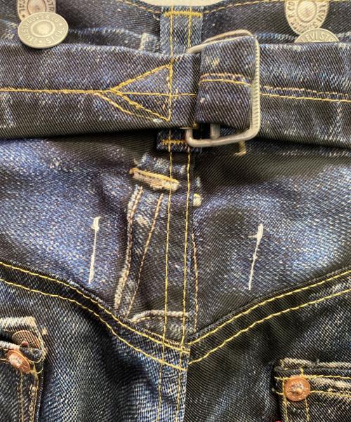 LEVI'S（リーバイス）LEVI'S (リーバイス) JUNYA WATANABE MAN (ジュンヤワタナベマン) ナイロンチノクロスプリントデニムパンツ インディゴ サイズ:Lの古着・服飾アイテム