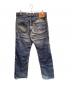 LEVI'S (リーバイス) JUNYA WATANABE MAN (ジュンヤワタナベマン) ナイロンチノクロスプリントデニムパンツ インディゴ サイズ:L：35000円