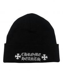 CHROME HEARTS（クロムハーツ）の古着「CHプラス・ロゴ刺繍 ビーニー」｜ブラック
