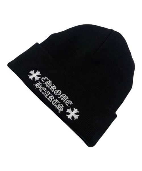 CHROME HEARTS（クロムハーツ）CHROME HEARTS (クロムハーツ) CHプラス・ロゴ刺繍 ビーニー ブラック サイズ:22cmの古着・服飾アイテム