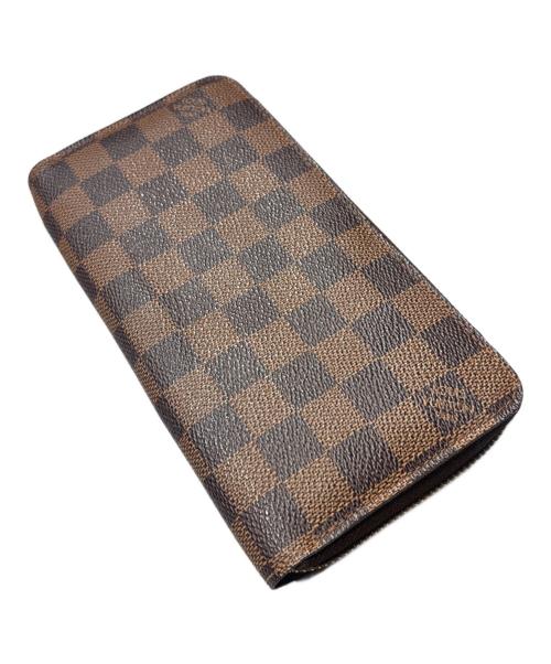 LOUIS VUITTON（ルイ ヴィトン）LOUIS VUITTON (ルイ ヴィトン) ジッピー・ウォレット ダミエ ブラウンの古着・服飾アイテム
