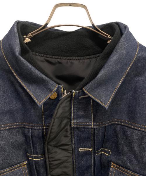 sacai（サカイ）sacai (サカイ) LEVI'S (リーバイス) Denim × Nylon Twill Reversible Blousonリバーシブルブルゾン インディゴ サイズ:4の古着・服飾アイテム