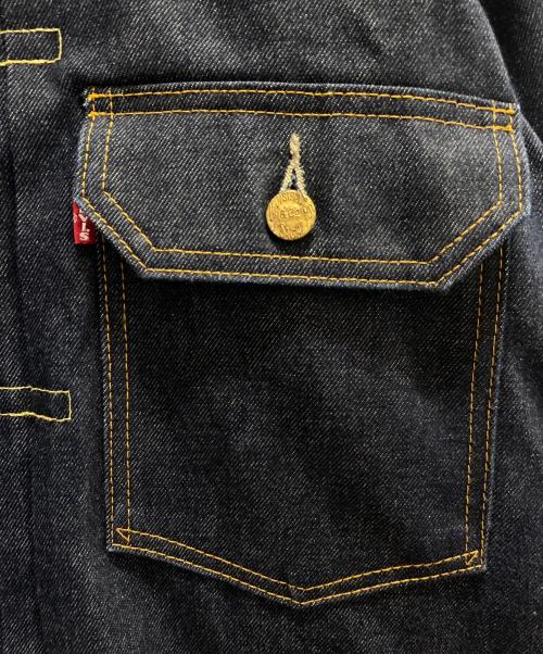 sacai（サカイ）sacai (サカイ) LEVI'S (リーバイス) Denim × Nylon Twill Reversible Blousonリバーシブルブルゾン インディゴ サイズ:4の古着・服飾アイテム