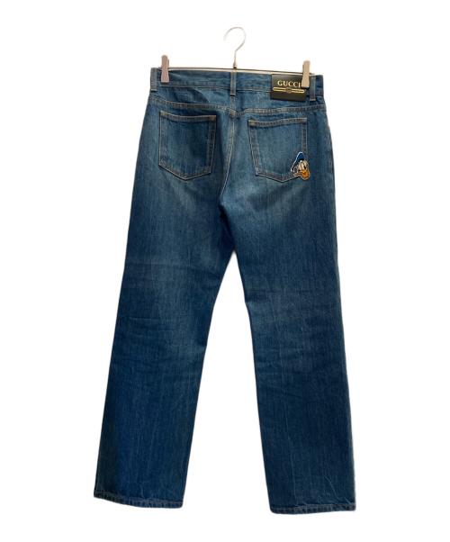 GUCCI（グッチ）GUCCI (グッチ) DISNEY (ディズニー) デニムパンツ インディゴ サイズ:24の古着・服飾アイテム