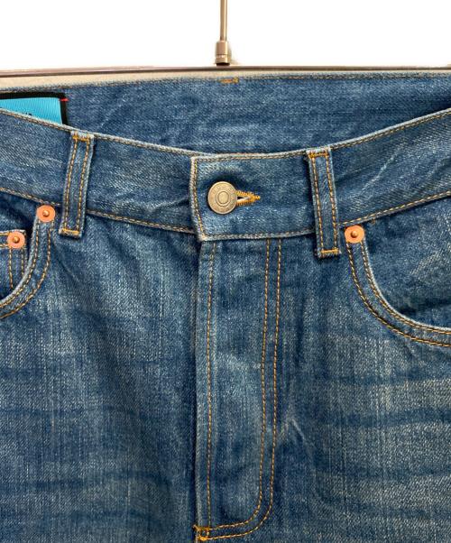 GUCCI（グッチ）GUCCI (グッチ) DISNEY (ディズニー) デニムパンツ インディゴ サイズ:24の古着・服飾アイテム
