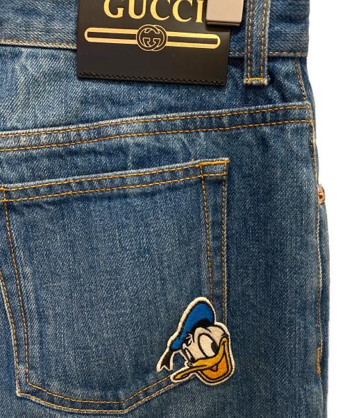 GUCCI（グッチ）GUCCI (グッチ) DISNEY (ディズニー) デニムパンツ インディゴ サイズ:24の古着・服飾アイテム