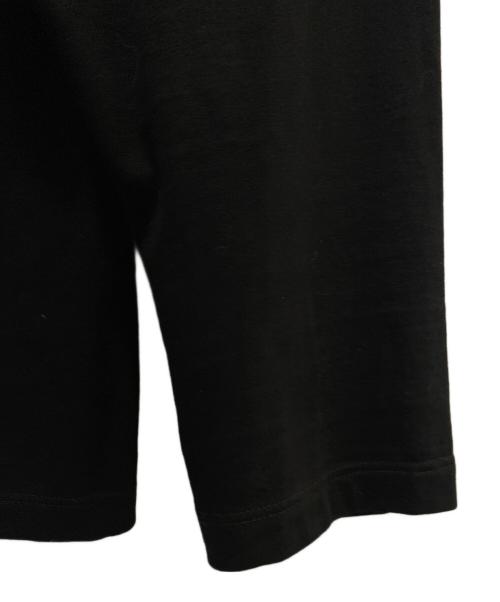 MM6 Maison Margiela（エムエムシックスメゾンマルジェラ）MM6 Maison Margiela (エムエムシックスメゾンマルジェラ) ロゴ ラベル ロングカットソー ブラック サイズ:Lの古着・服飾アイテム