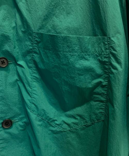 KOLOR（カラー）KOLOR (カラー) ナイロンタフタオープンカラーシャツ グリーン サイズ:2の古着・服飾アイテム