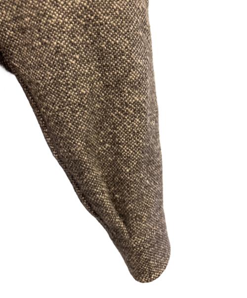 AURALEE（オーラリー）AURALEE (オーラリー) HOMESPUN TWEED SHIRT BLOUSON/ホームスパンツイードシャツブルゾン カーキ サイズ:5の古着・服飾アイテム