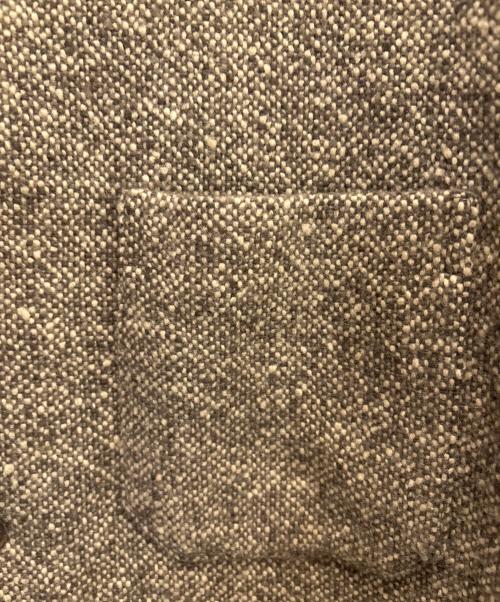 AURALEE（オーラリー）AURALEE (オーラリー) HOMESPUN TWEED SHIRT BLOUSON/ホームスパンツイードシャツブルゾン カーキ サイズ:5の古着・服飾アイテム