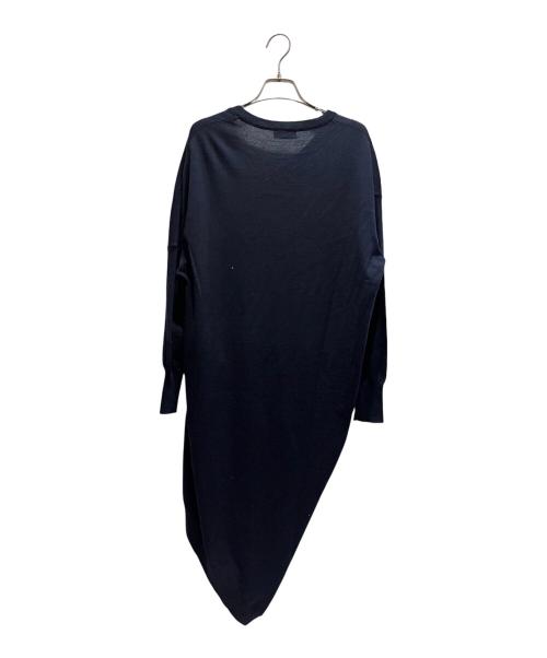 BALENCIAGA（バレンシアガ）BALENCIAGA (バレンシアガ) カシミヤ混ニットワンピース ネイビー サイズ:34の古着・服飾アイテム