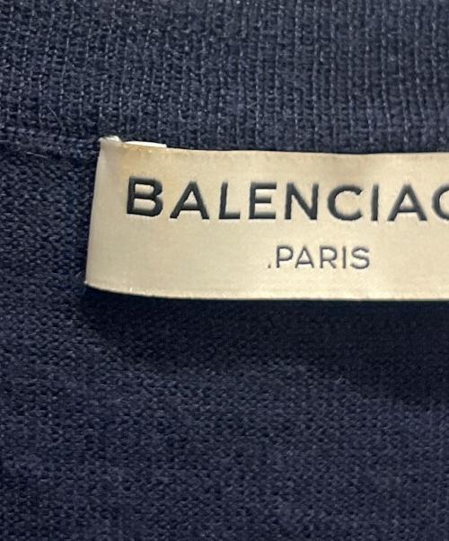 BALENCIAGA（バレンシアガ）BALENCIAGA (バレンシアガ) カシミヤ混ニットワンピース ネイビー サイズ:34の古着・服飾アイテム