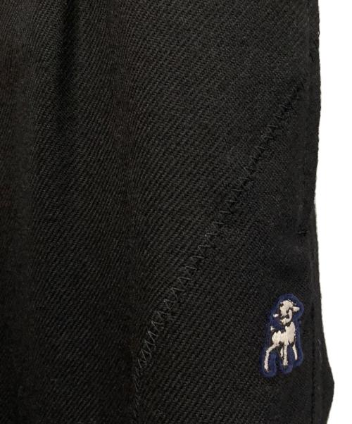UNDERCOVER（アンダーカバー）UNDERCOVER (アンダーカバー) コットン裏毛ストラップパンツ ブラック サイズ:2の古着・服飾アイテム