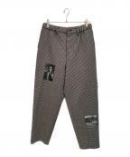 UNDERCOVER×twin peaksアンダーカバー×ツインピークス）の古着「ジップフライ スラックスパンツ」｜ブラック