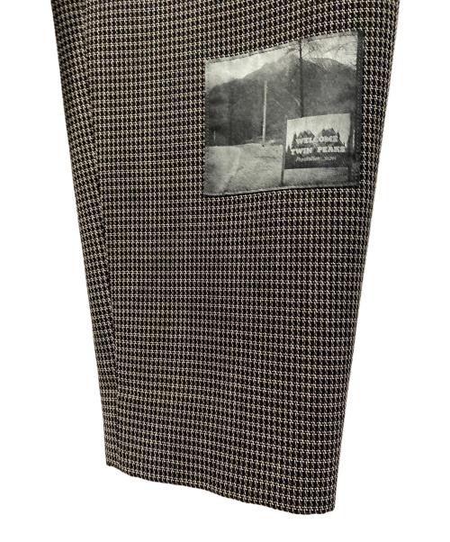 UNDERCOVER（アンダーカバー）UNDERCOVER (アンダーカバー) twin peaks (ツインピークス) ジップフライ スラックスパンツ ブラック サイズ:1の古着・服飾アイテム