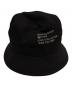 UNDERCOVER（アンダーカバー）の古着「ONE ON ONE BUCKET HAT」｜ブラック
