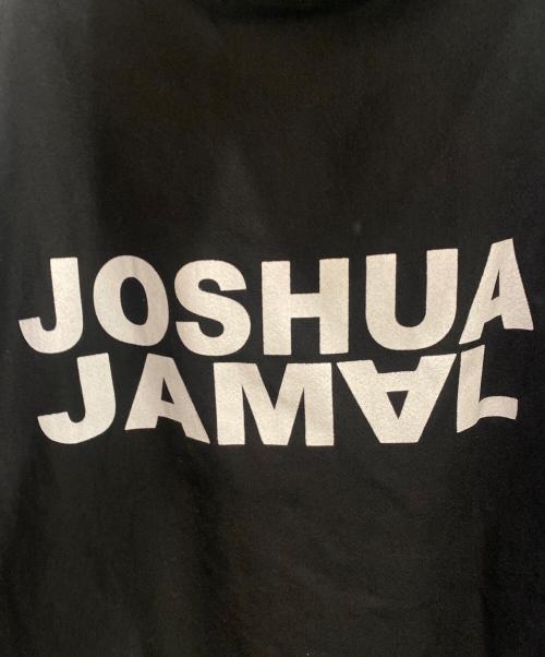 joshua jmal（ジョシュア・ジャマル）joshua jmal (ジョシュア・ジャマル) Champion (チャンピオン) プリントフーディー GF68 ブラック サイズ:Lの古着・服飾アイテム