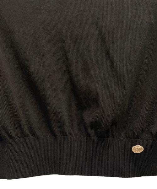 CHANEL（シャネル）CHANEL (シャネル) ココマークボタン ニット ブラック サイズ:34の古着・服飾アイテム