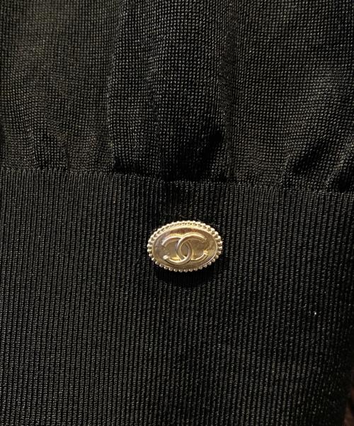 CHANEL（シャネル）CHANEL (シャネル) ココマークボタン ニット ブラック サイズ:34の古着・服飾アイテム
