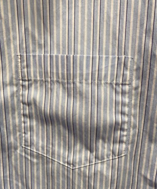 UNDERCOVER（アンダーカバー）UNDERCOVER (アンダーカバー) コットンストライプシャツ スカイブルー サイズ:3の古着・服飾アイテム