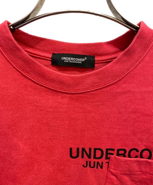 UNDERCOVER（アンダーカバー）UNDERCOVER (アンダーカバー) コットンユーズド加工Tシャツ レッド サイズ:2の古着・服飾アイテム