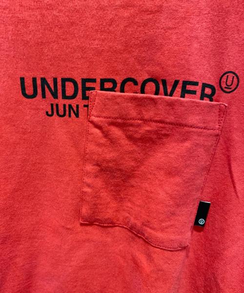 UNDERCOVER（アンダーカバー）UNDERCOVER (アンダーカバー) コットンユーズド加工Tシャツ レッド サイズ:2の古着・服飾アイテム