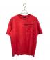 UNDERCOVER（アンダーカバー）の古着「コットンユーズド加工Tシャツ」｜レッド