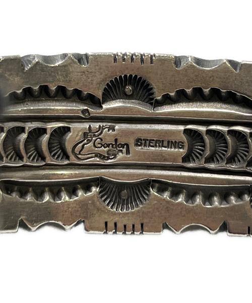Navajo（ナバホ）NAVAJO (ナバホ) Delbert Gordon ターコイズバングル シルバーの古着・服飾アイテム