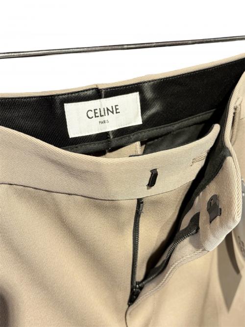 CELINE（セリーヌ）CELINE (セリーヌ) ウールスラックス ベージュ サイズ:34の古着・服飾アイテム
