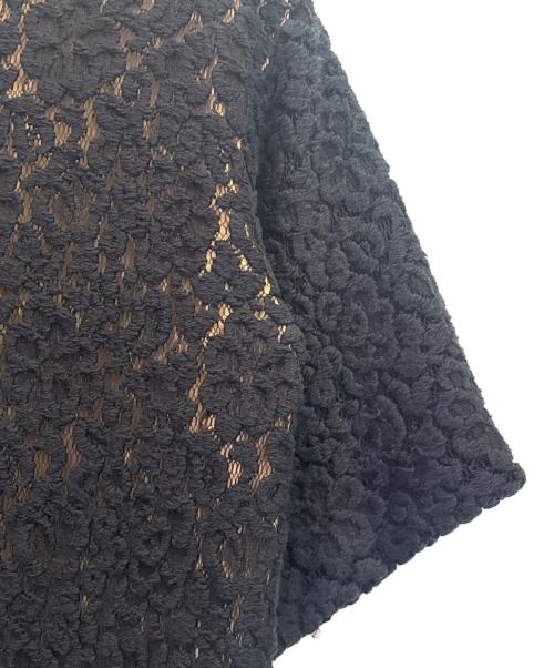 Chloe（クロエ）Chloe (クロエ) 花柄レースワンピース ブラック サイズ:38の古着・服飾アイテム