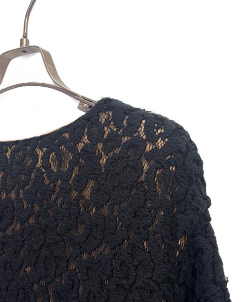 Chloe（クロエ）Chloe (クロエ) 花柄レースワンピース ブラック サイズ:38の古着・服飾アイテム