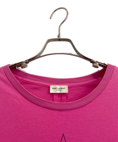 Saint Laurent Paris（サンローランパリ）Saint Laurent Paris (サンローランパリ) ＰALLADIUM ＳTAR Ｔシャツ ピンク サイズ:Ｓの古着・服飾アイテム