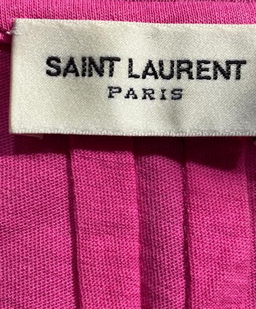 Saint Laurent Paris（サンローランパリ）Saint Laurent Paris (サンローランパリ) ＰALLADIUM ＳTAR Ｔシャツ ピンク サイズ:Ｓの古着・服飾アイテム