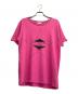 Saint Laurent Paris（サンローランパリ）の古着「ＰALLADIUM ＳTAR Ｔシャツ」｜ピンク