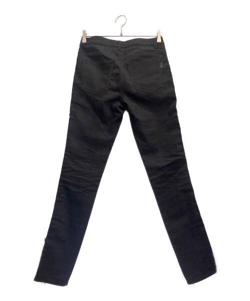 Saint Laurent Paris（サンローランパリ）Saint Laurent Paris (サンローランパリ) サイド スター エンブロイダリー デニムスキニー パンツ ブラック サイズ:27の古着・服飾アイテム