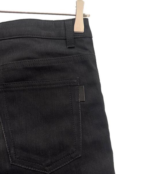Saint Laurent Paris（サンローランパリ）Saint Laurent Paris (サンローランパリ) サイド スター エンブロイダリー デニムスキニー パンツ ブラック サイズ:27の古着・服飾アイテム