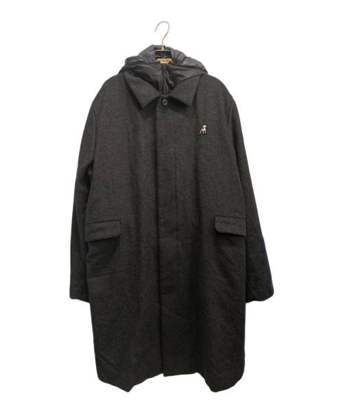 The shepherd UNDERCOVER（ザシェパード アンダーカバー）The shepherd UNDERCOVER (ザシェパード アンダーカバー) カシミヤウールコート グレー サイズ:4の古着・服飾アイテム