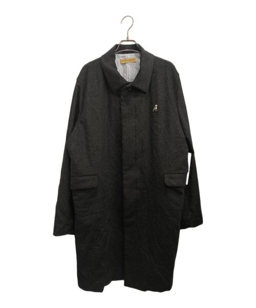 The shepherd UNDERCOVER（ザシェパード アンダーカバー）The shepherd UNDERCOVER (ザシェパード アンダーカバー) カシミヤウールコート グレー サイズ:4の古着・服飾アイテム