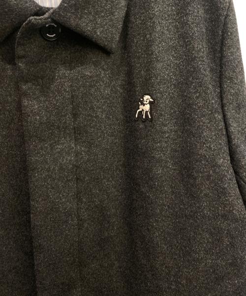 The shepherd UNDERCOVER（ザシェパード アンダーカバー）The shepherd UNDERCOVER (ザシェパード アンダーカバー) カシミヤウールコート グレー サイズ:4の古着・服飾アイテム
