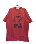 UNDERCOVERアンダーカバー）の古着「TEE Your sins not mine」｜レッド