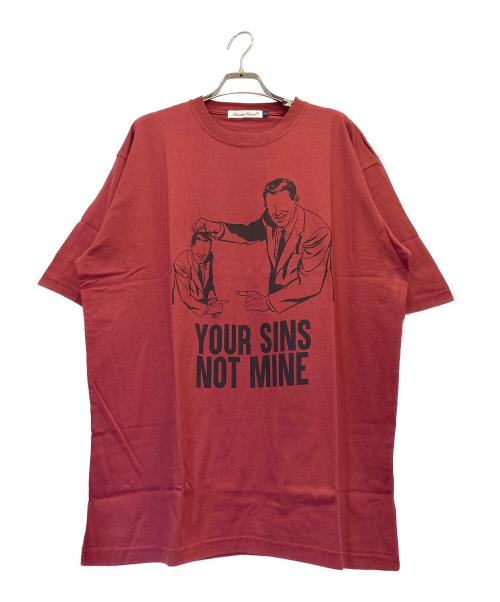 UNDERCOVER（アンダーカバー）UNDERCOVER (アンダーカバー) TEE Your sins not mine レッド サイズ:5の古着・服飾アイテム