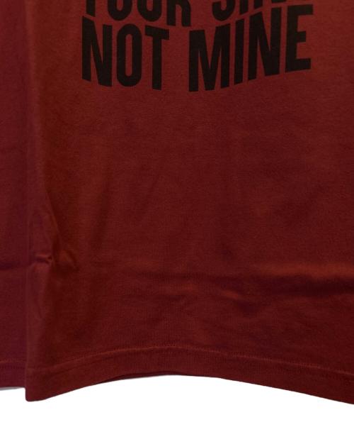 UNDERCOVER（アンダーカバー）UNDERCOVER (アンダーカバー) TEE Your sins not mine レッド サイズ:5の古着・服飾アイテム